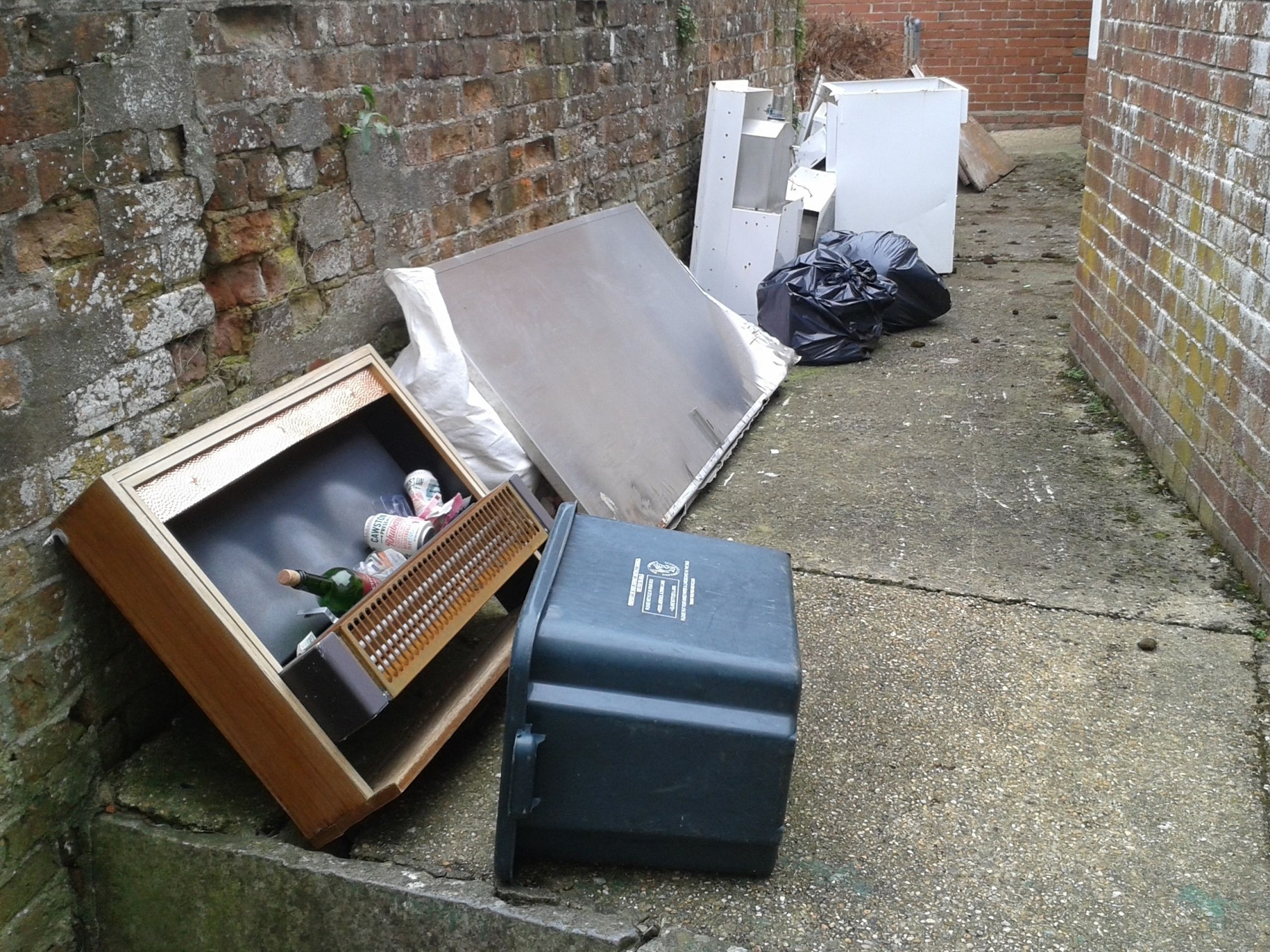 Flytipping rubbish trash dumped